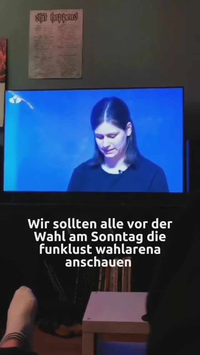 Schon deine lokale Diskussionsrunde mit den Bundestagskandidat:innen geschaut? 👀

Wenn nicht, dann noch schnell nachholen ♥️
Link in der Bio.

Und vor allem: Geht am Sonntag wählen! 

#bundestagswahl2025